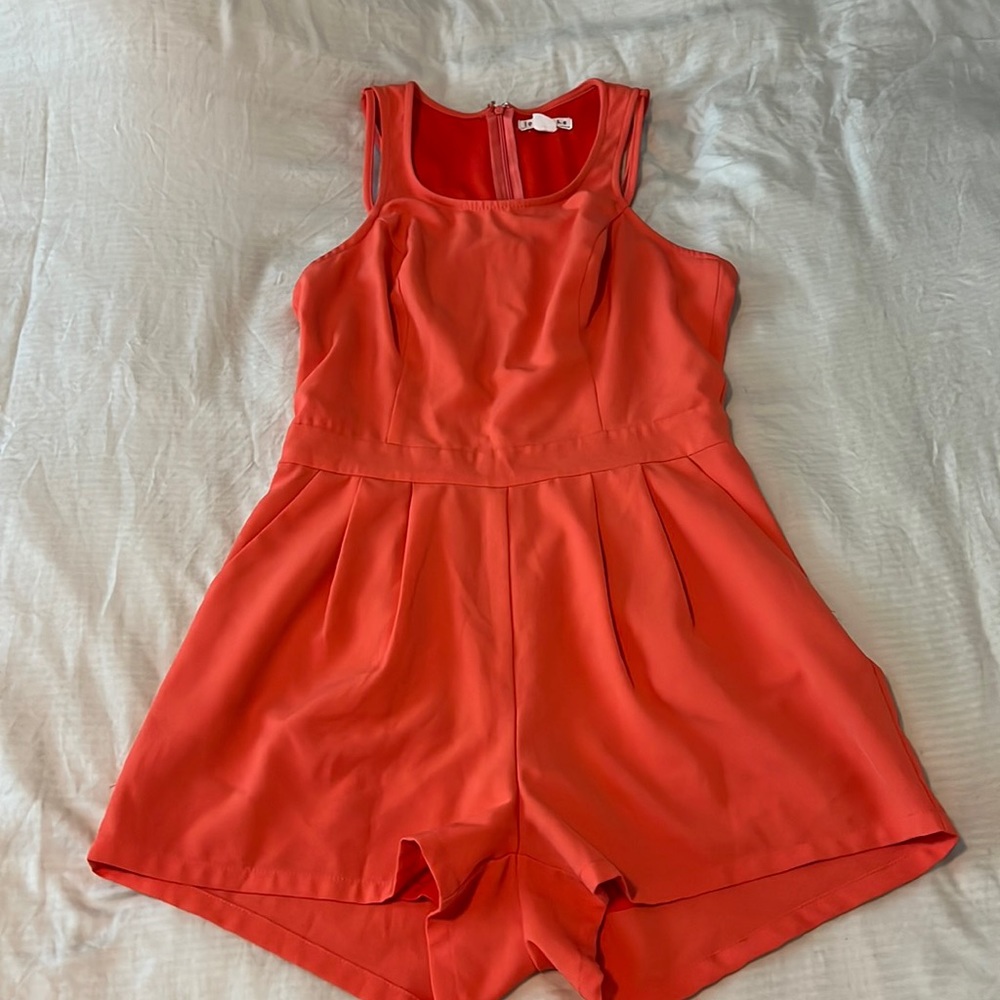 Super cute orange romper